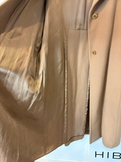 ADOLFO DOMÍNGUEZ. Abrigo largo  lana y cashmere