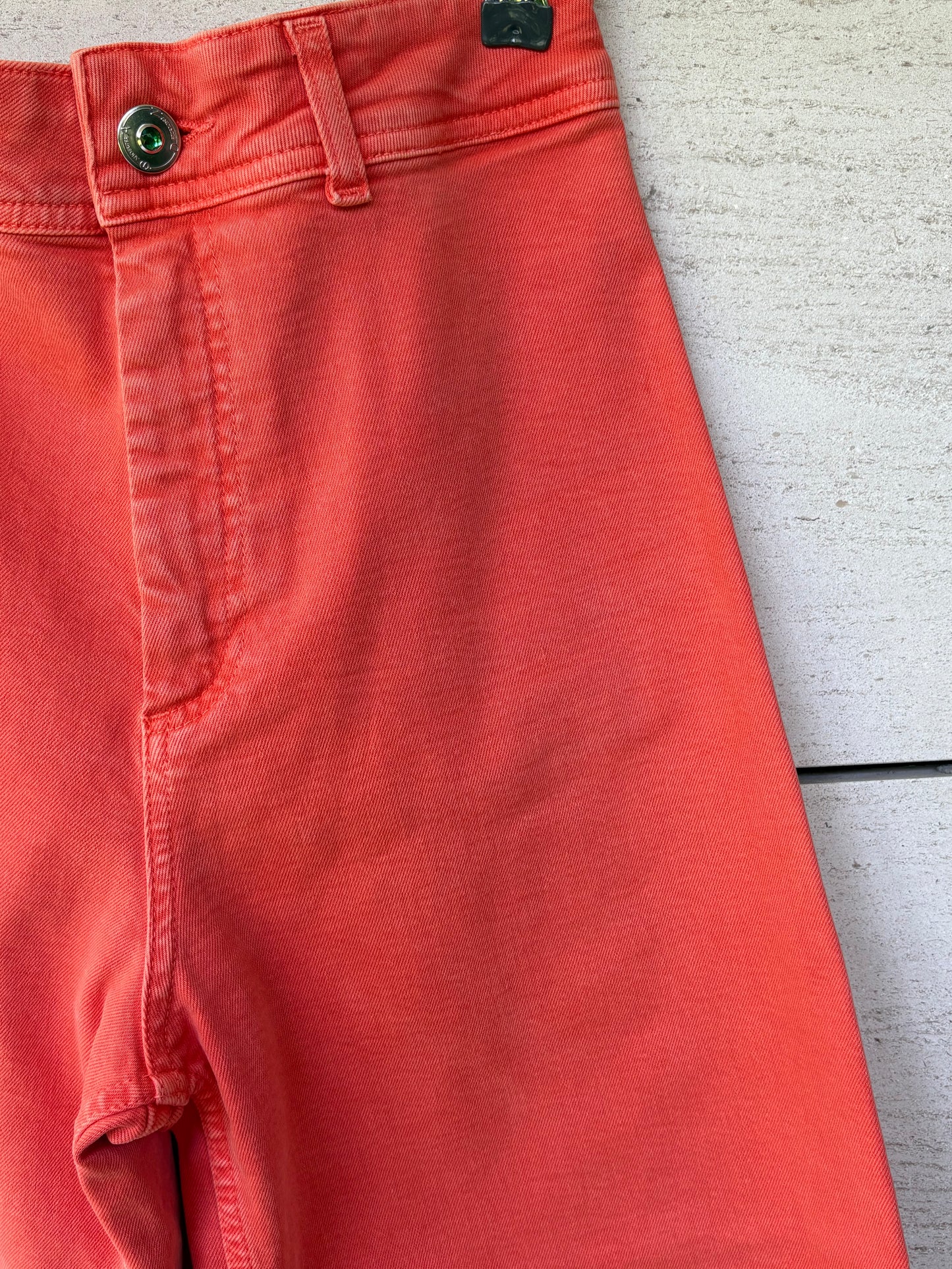 ANDESITES. Denim pata ancha coral. T 36