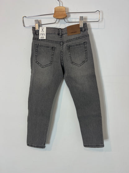 ZARA. Grey skinny jeans. Size 6 years
