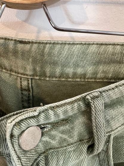 OTRAS. Denim pata ancha verde claro. T S