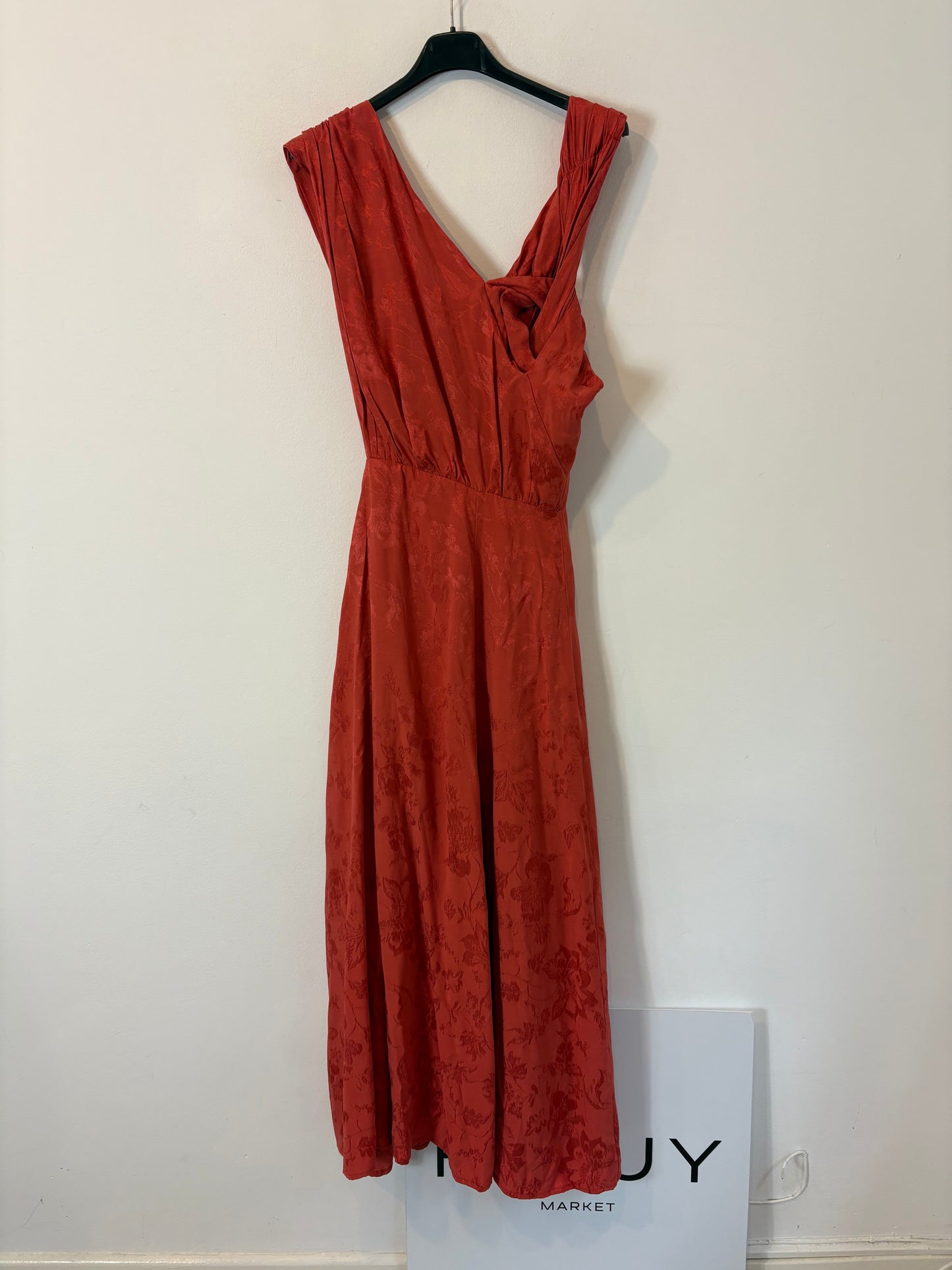 MATTUÌ. Vestido midi estampad escote. T S