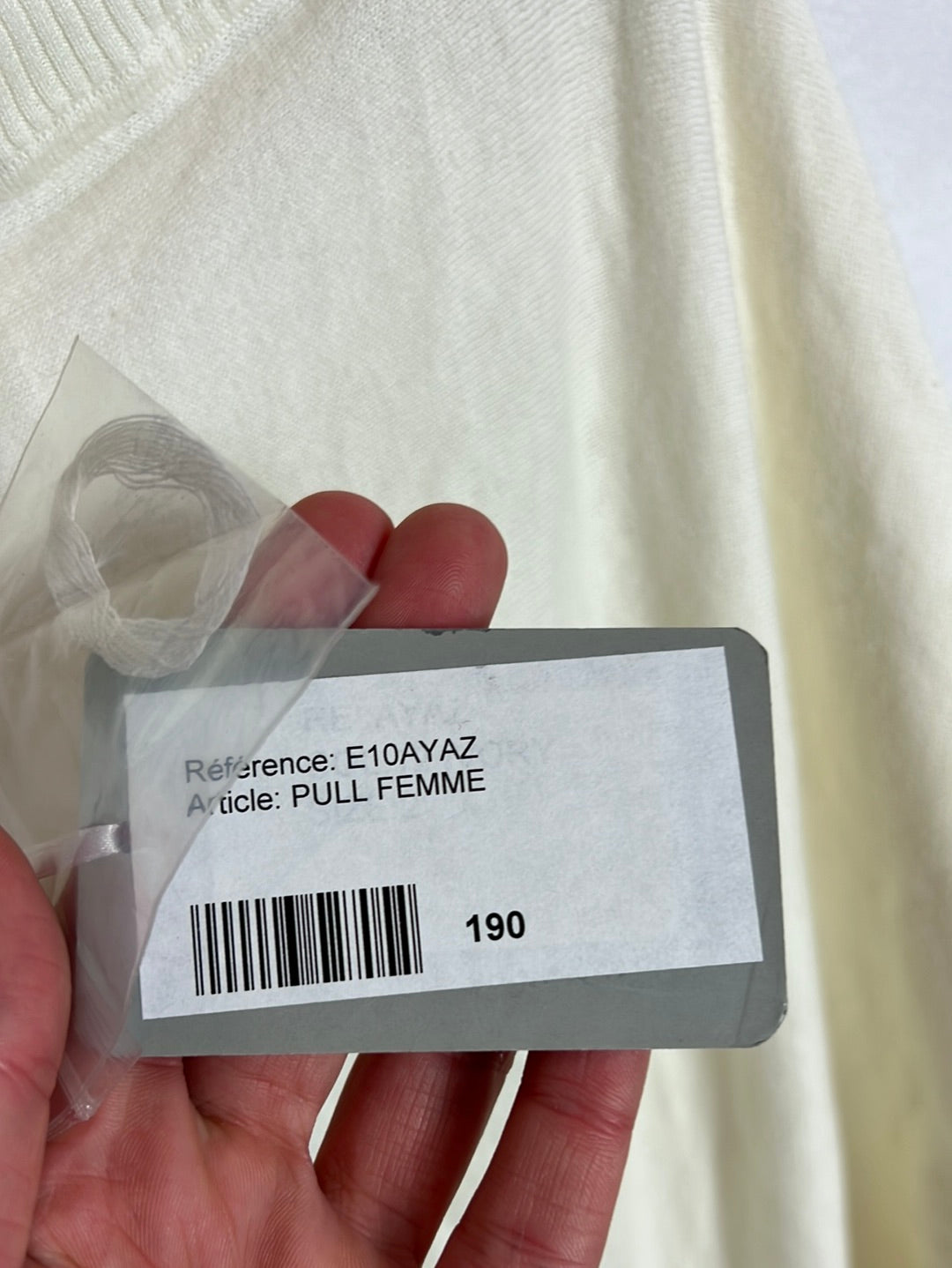 PAUL&JOE . Top algodón manga volante. T M