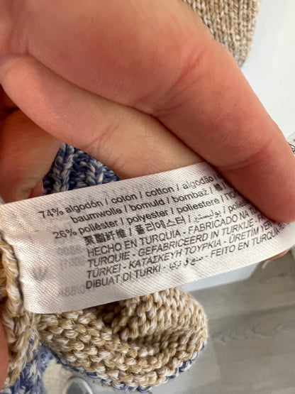 ZARA. Jersey rayas jaspeado algodón. T M