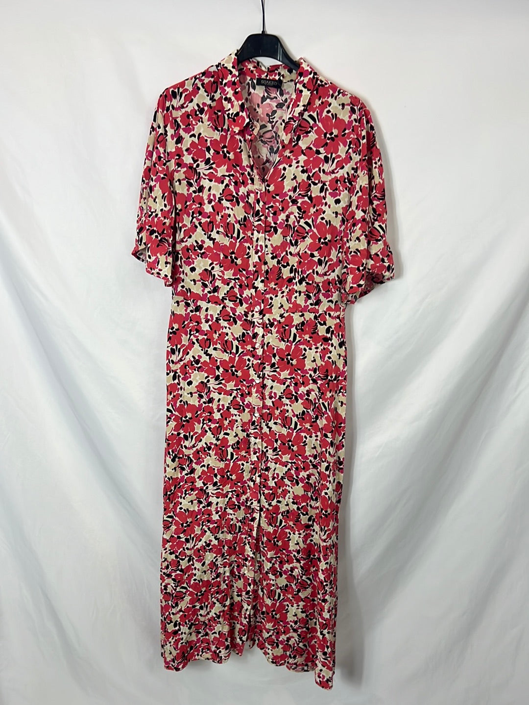 SOAKED IN LUXURY. Long floral dress Tm