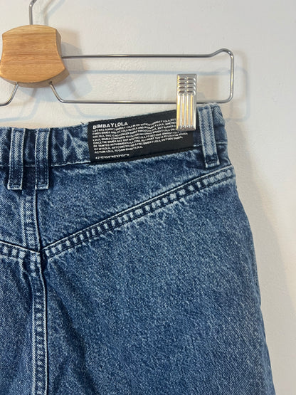 BIMBA Y LOLA. Denim recto bicolor. T 38