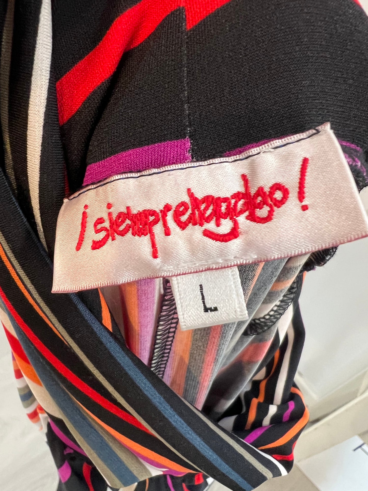 SIEMPREHAYALGO. Pantalones fluidos rayas. T M