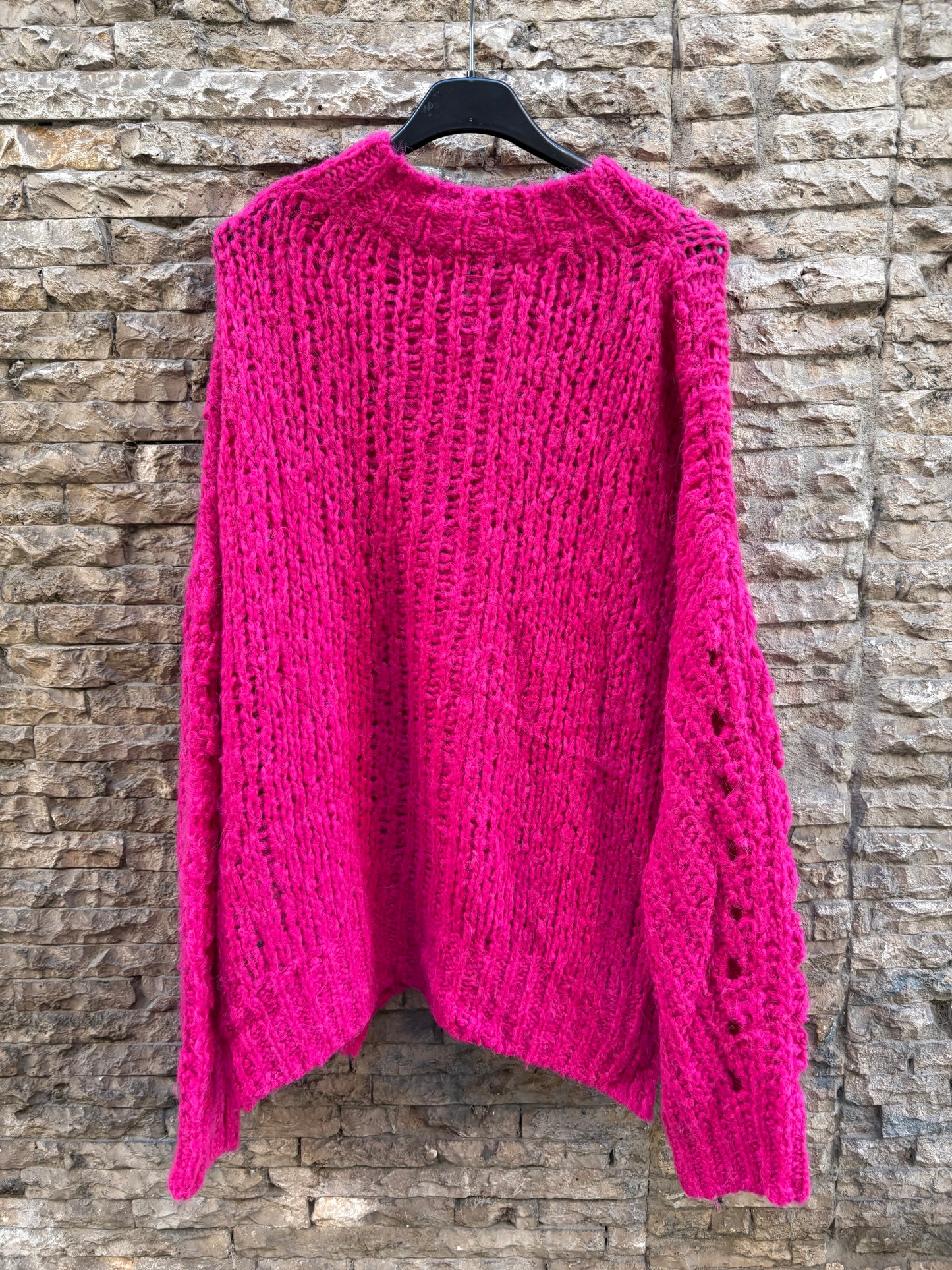 BIMBA Y LOLA. Jersey fucsia punto grueso