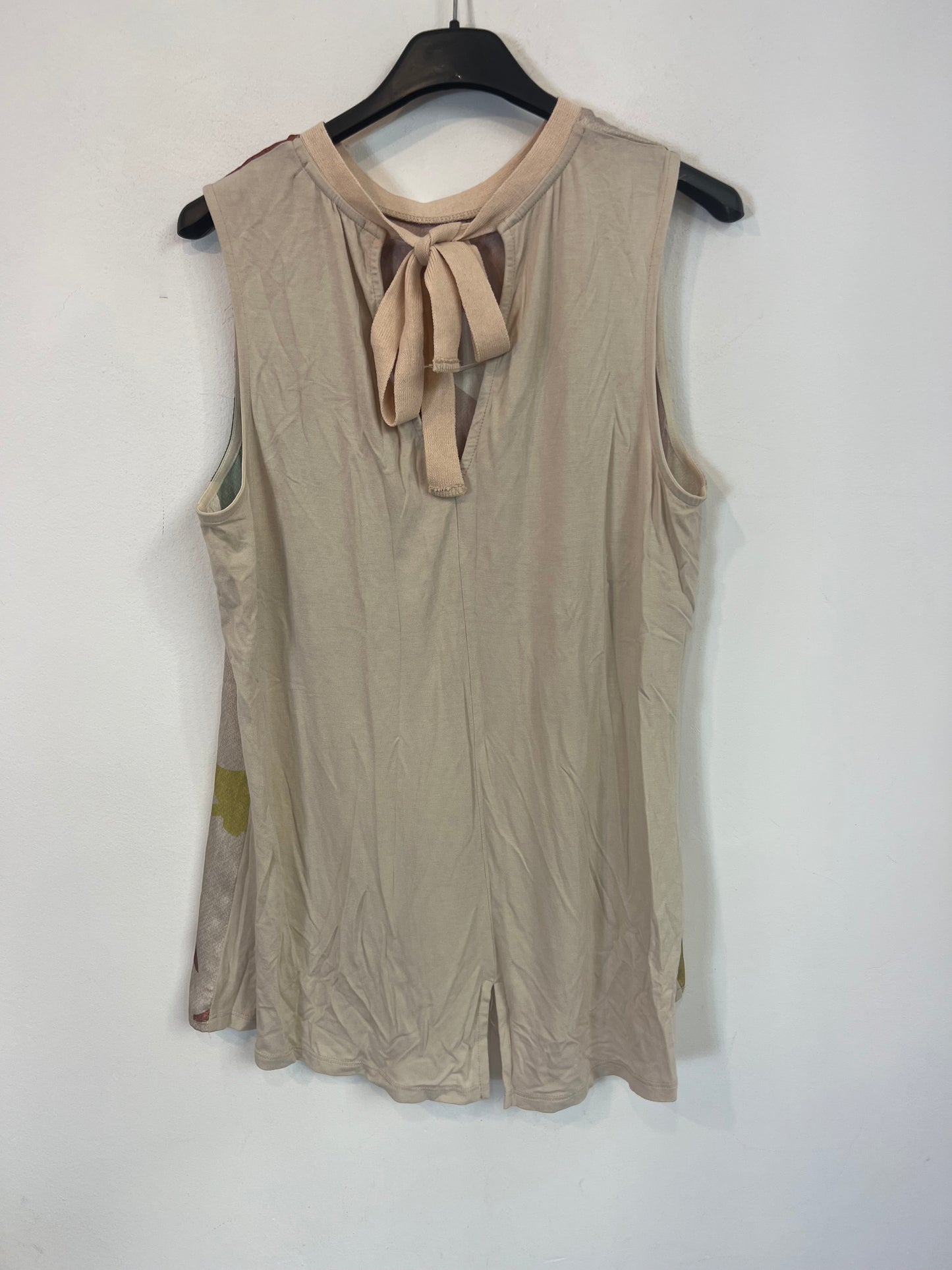 TRUCCO. Top estampado doble textura. T L