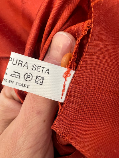 STEFANIA LUNARDON. Blusa seda detalle puños. T 44(M/L)