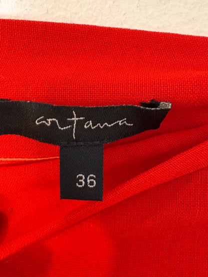 CORTANA. Falda midi asimétrica lana