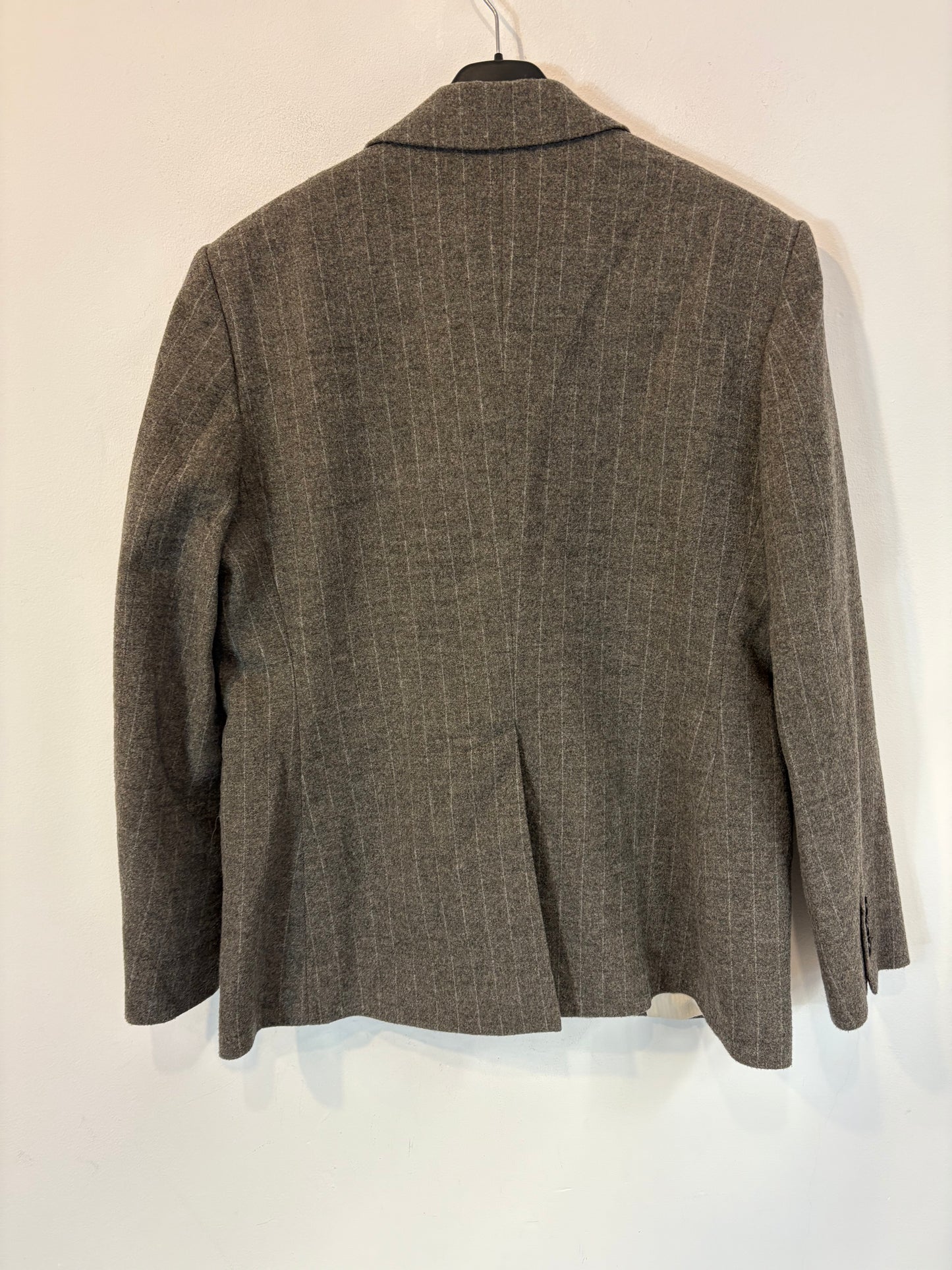 ZARA. Blazer  raya diplomática con lana