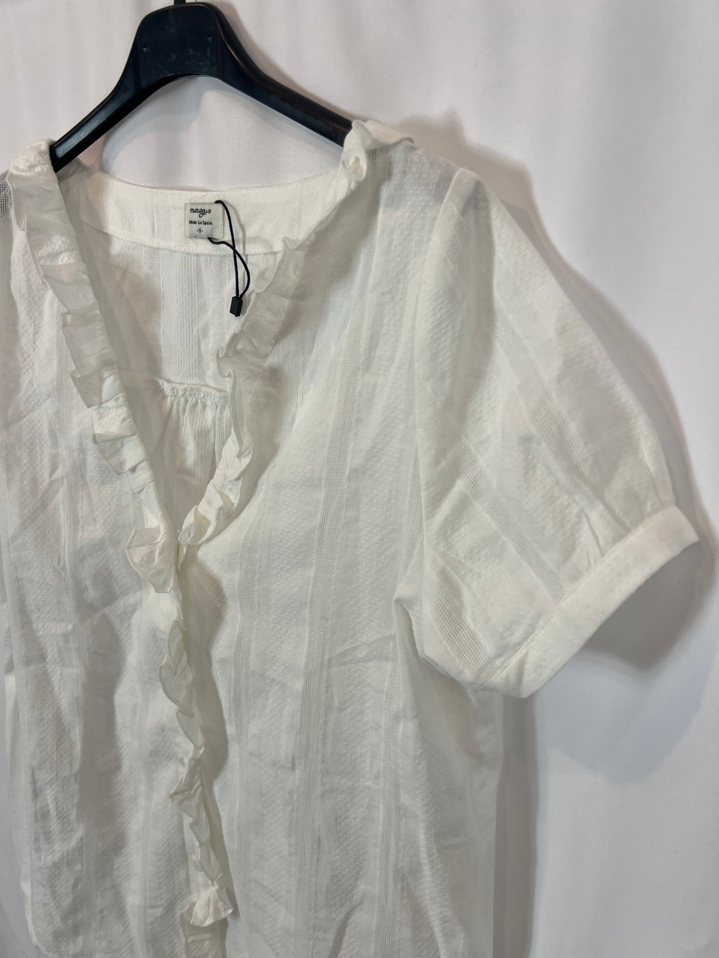 MAROGUA. Textured cotton blouse. TS