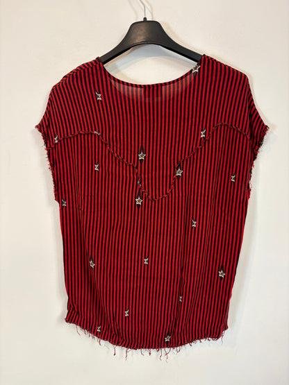 ISABEL MARANT ÉTOILE. Striped shirt with collar and cuff detail. TS