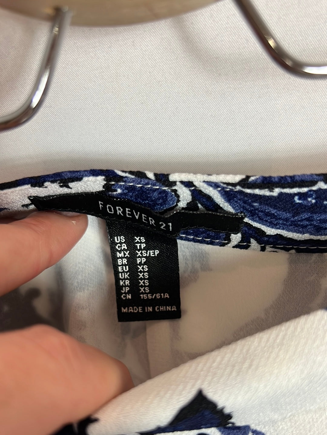 FOREVER21. Pantalón corto estampado T.xs