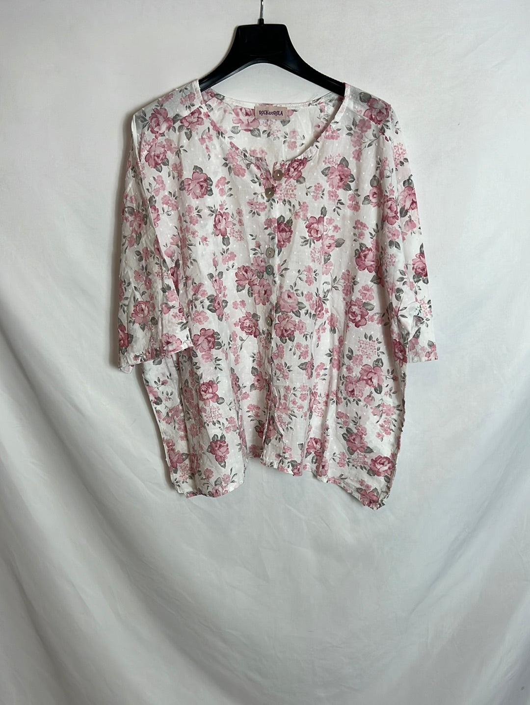 ROCK&ROLA. Blusa plumeti flores T.u(l)