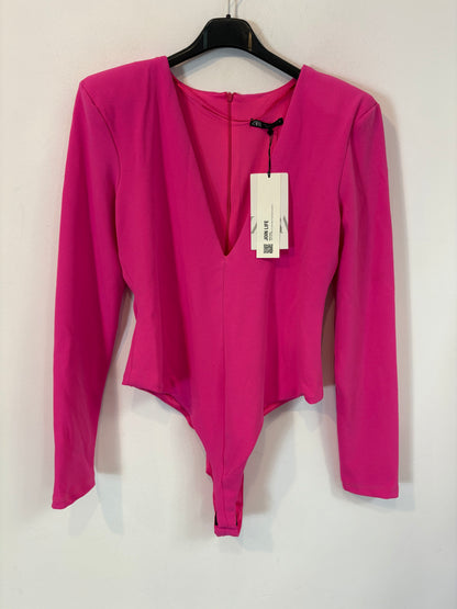 ZARA. Jacket with mottled gray wool. TS