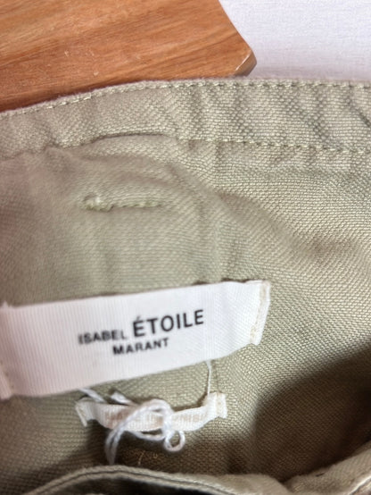 ISABEL MARANT ÉTOILE. Short denim ruffle skirt. T 34