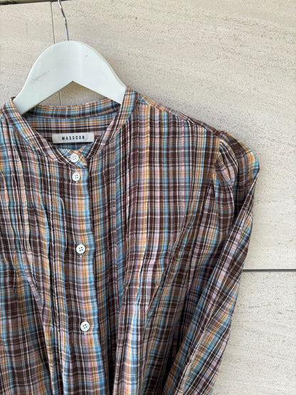 MASSCOB. Camisa cuadros fluida