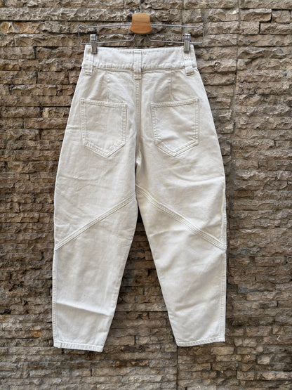 ISABEL MARANT. Denim beige costuras