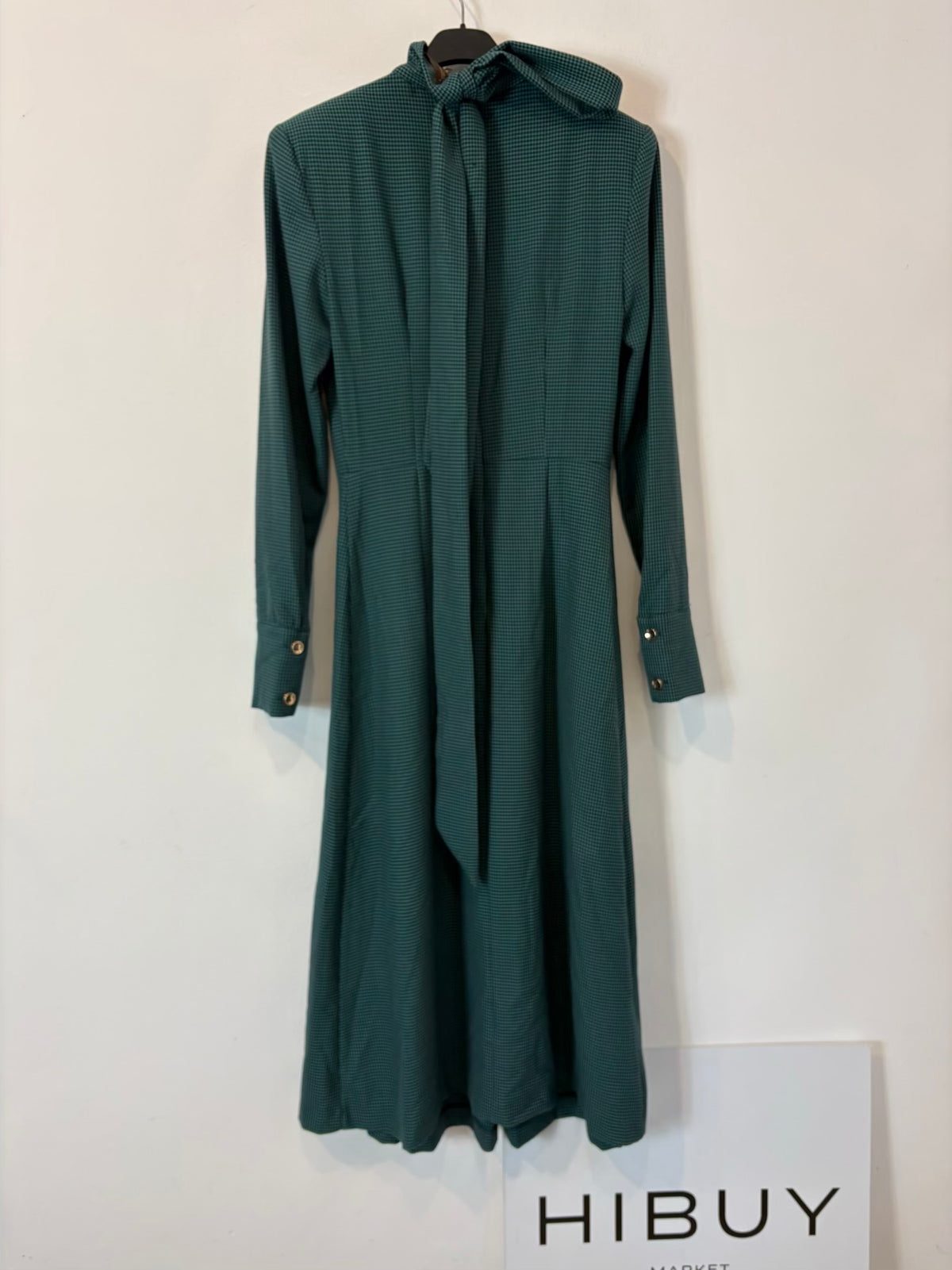 IQ COLLECTION. Vestido largo tablas