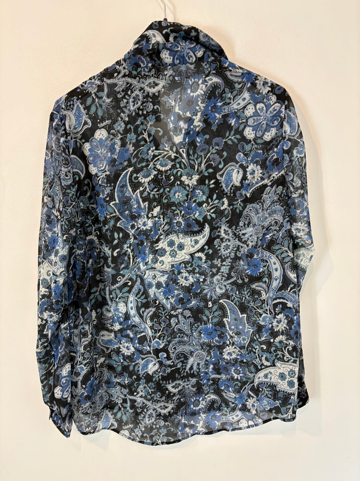 THE KOOPLES. Blusa fluida estampada azules