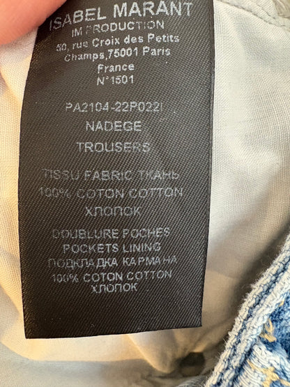ISABEL MARANT. Denim recto costura