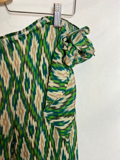 DIEGA. Total green print look Ts