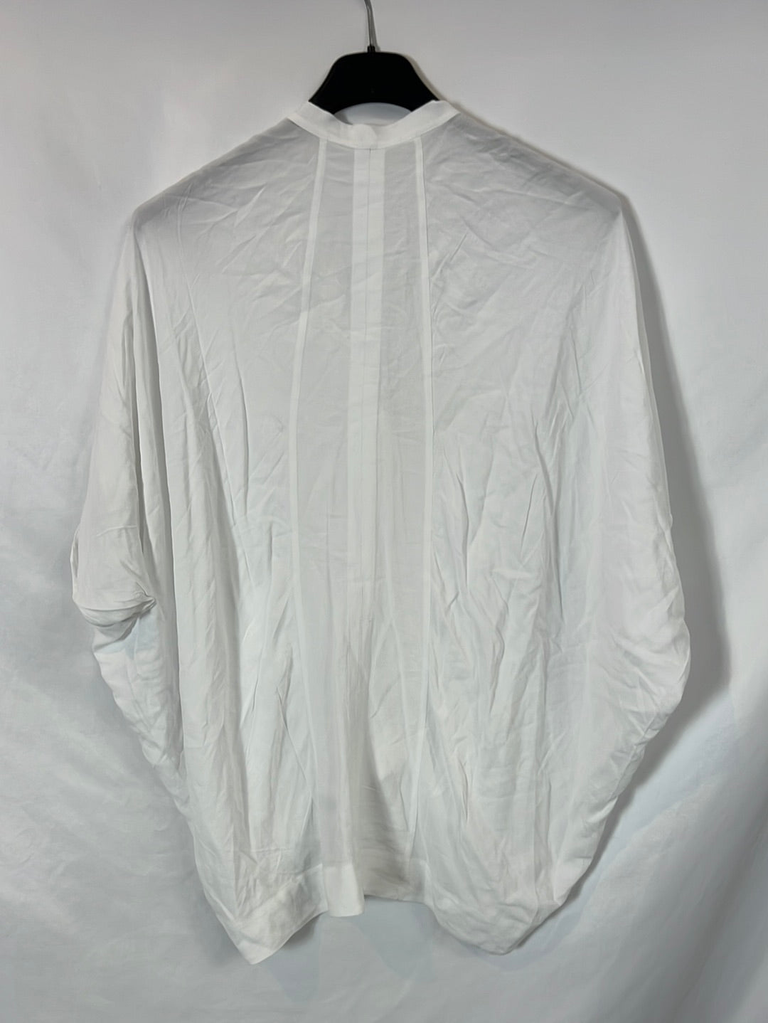 HELMUT LANG. Blusa blanca manga corta. T M