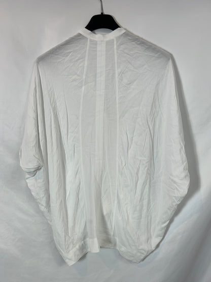 HELMUT LANG. Blusa blanca manga corta. T M