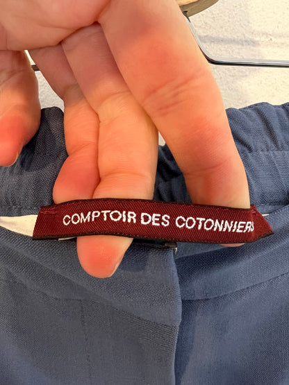 COPTOIR DES COTONNIERS. Pantalón azul pinzas. T 34