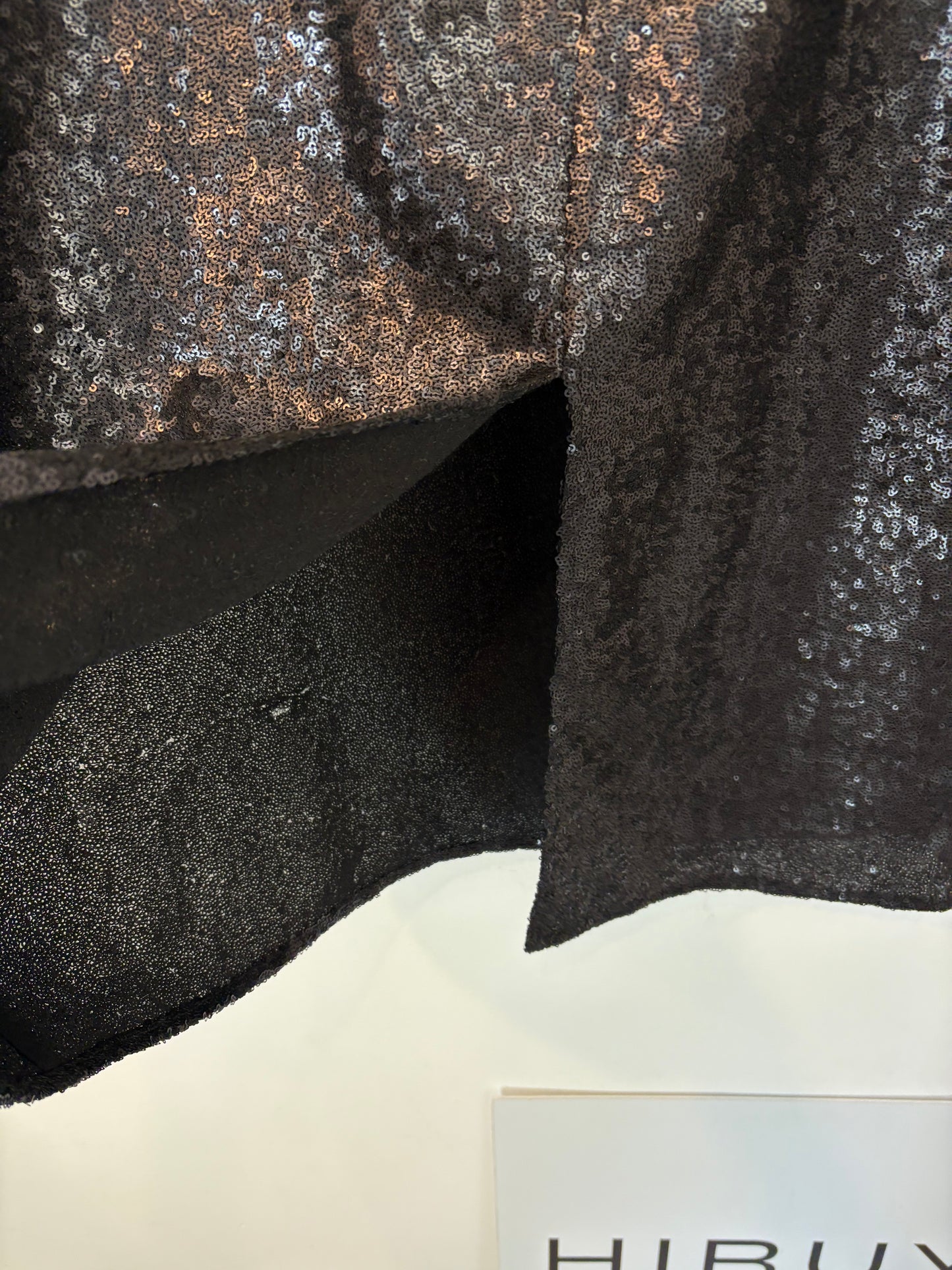 GALCON. Sequin midi skirt with opening. T.S.