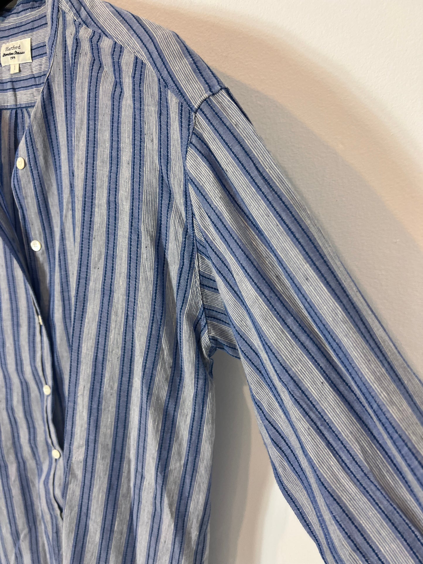 HARTFORD. Blusa rayas algodón T.1 (s)