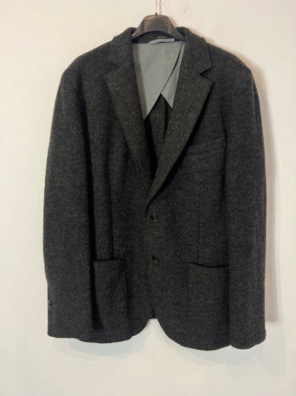 MASSIMO DUTTI. Chaqueta hombre lana gris. T 52