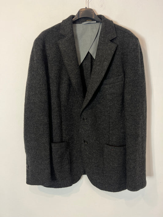 MASSIMO DUTTI. Chaqueta hombre lana gris. T 52