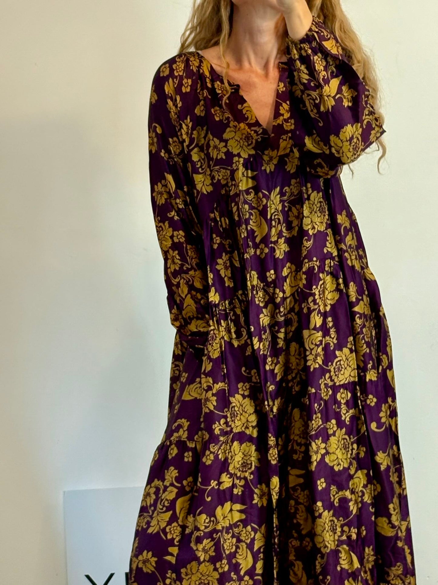JOT. Vestido largo estampado