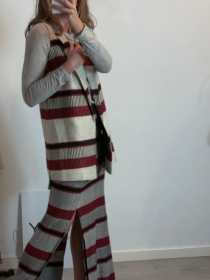 TRUCCO. Ts skirt and vest set