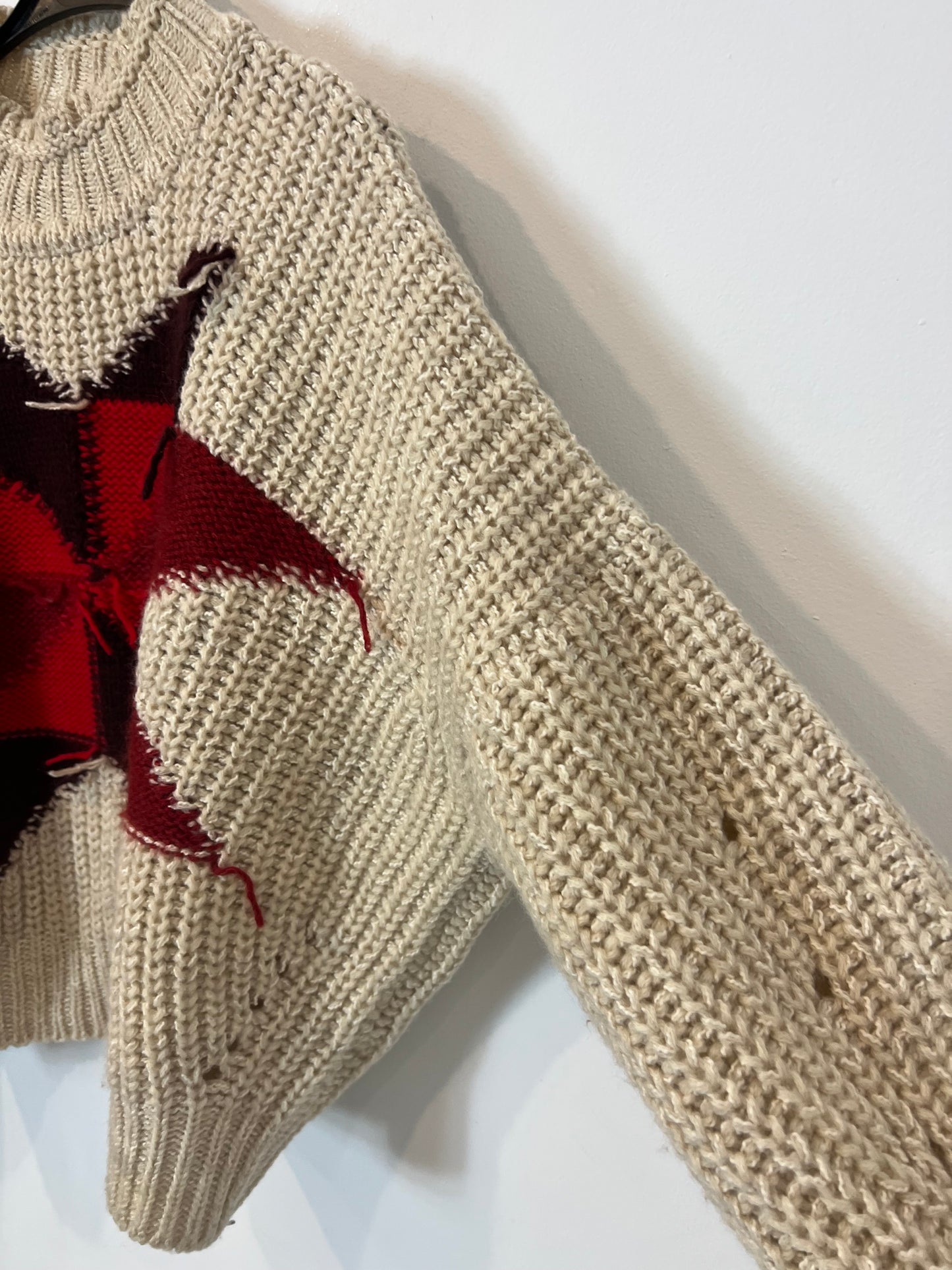 ISABEL MARANT. Jersey beige lana estrella. T 38