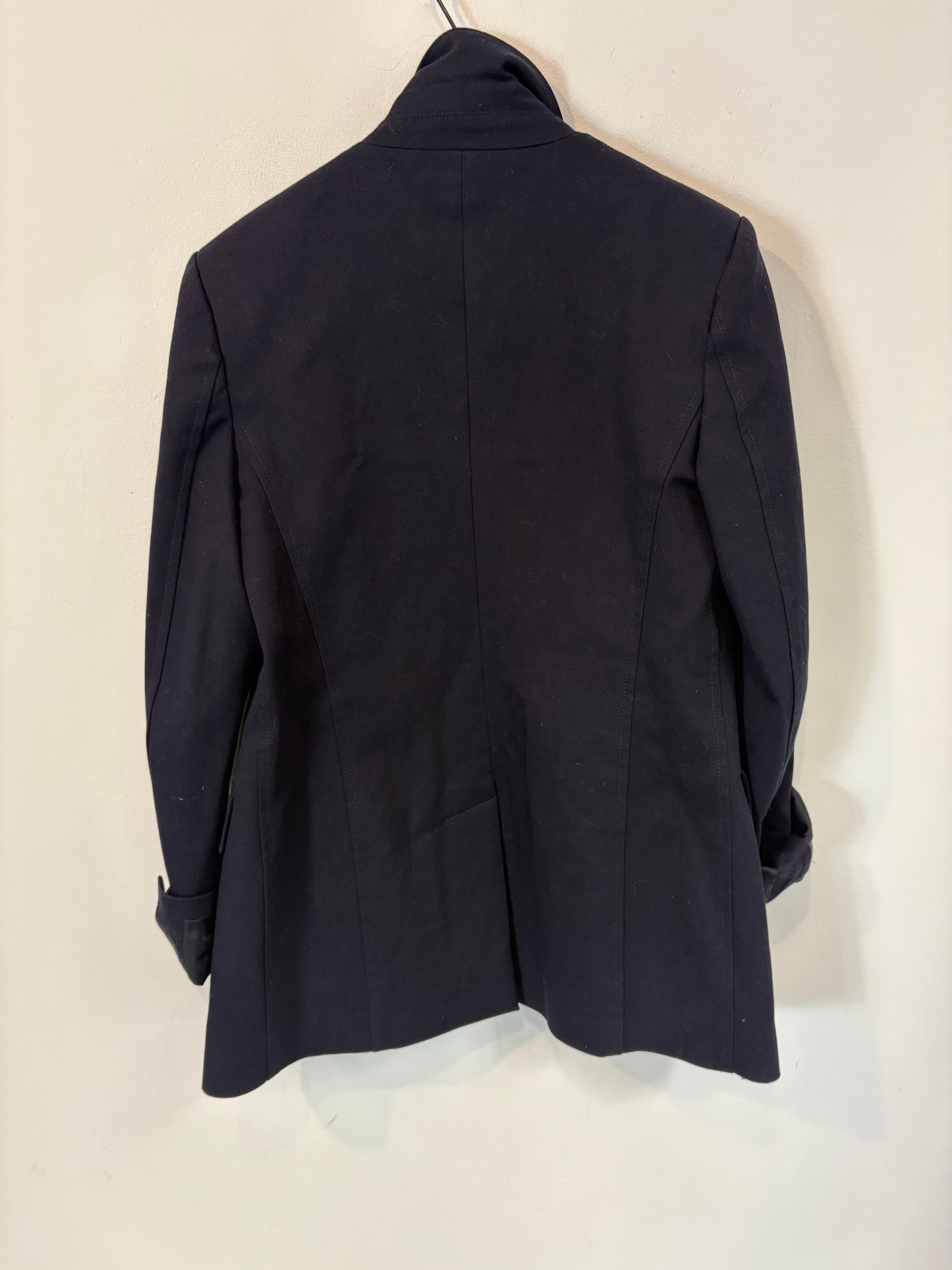 PAROSH. Blazer azul efecto denim