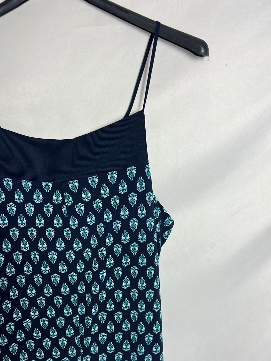 CORTEFIEL. Mono fluido azul estampado. T M