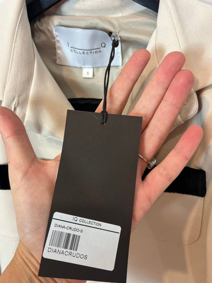 IQ COLLECTION. Blazer bicolor terciopelo T.s