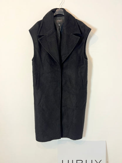 CORTEFIEL. Chaleco negro textura T.l