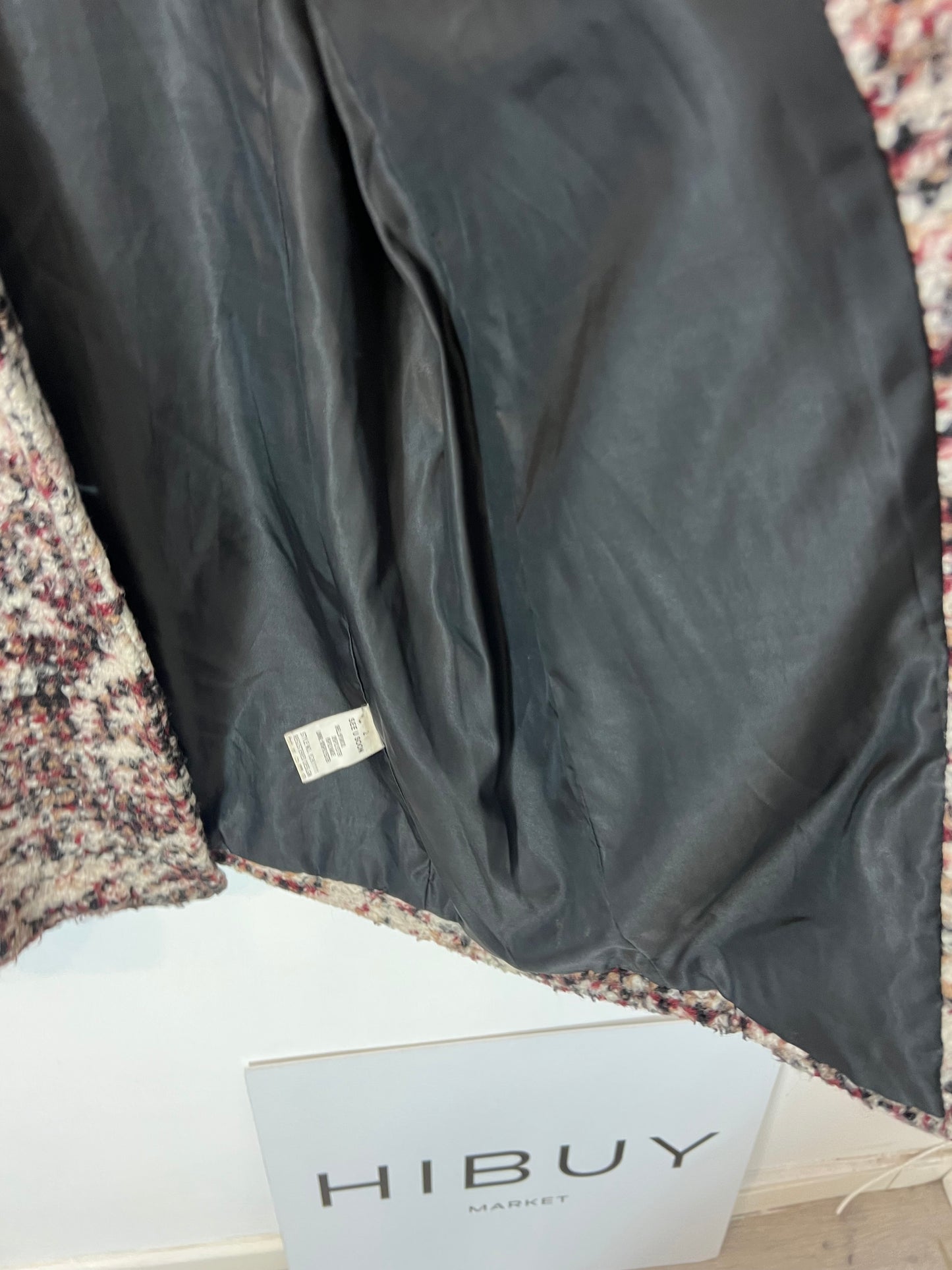 SEE U SOON. Abrigo lana jaspeado colores. T 2 (M)