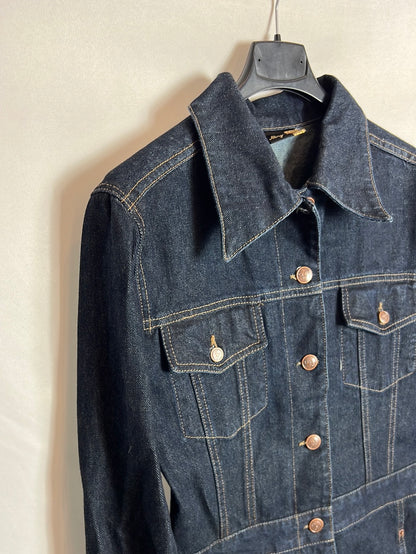 MANGO . Vestido denim abotonado. T M