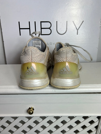 ADIDAS. Zapatillas detalles pedrería rosa claro. T 40