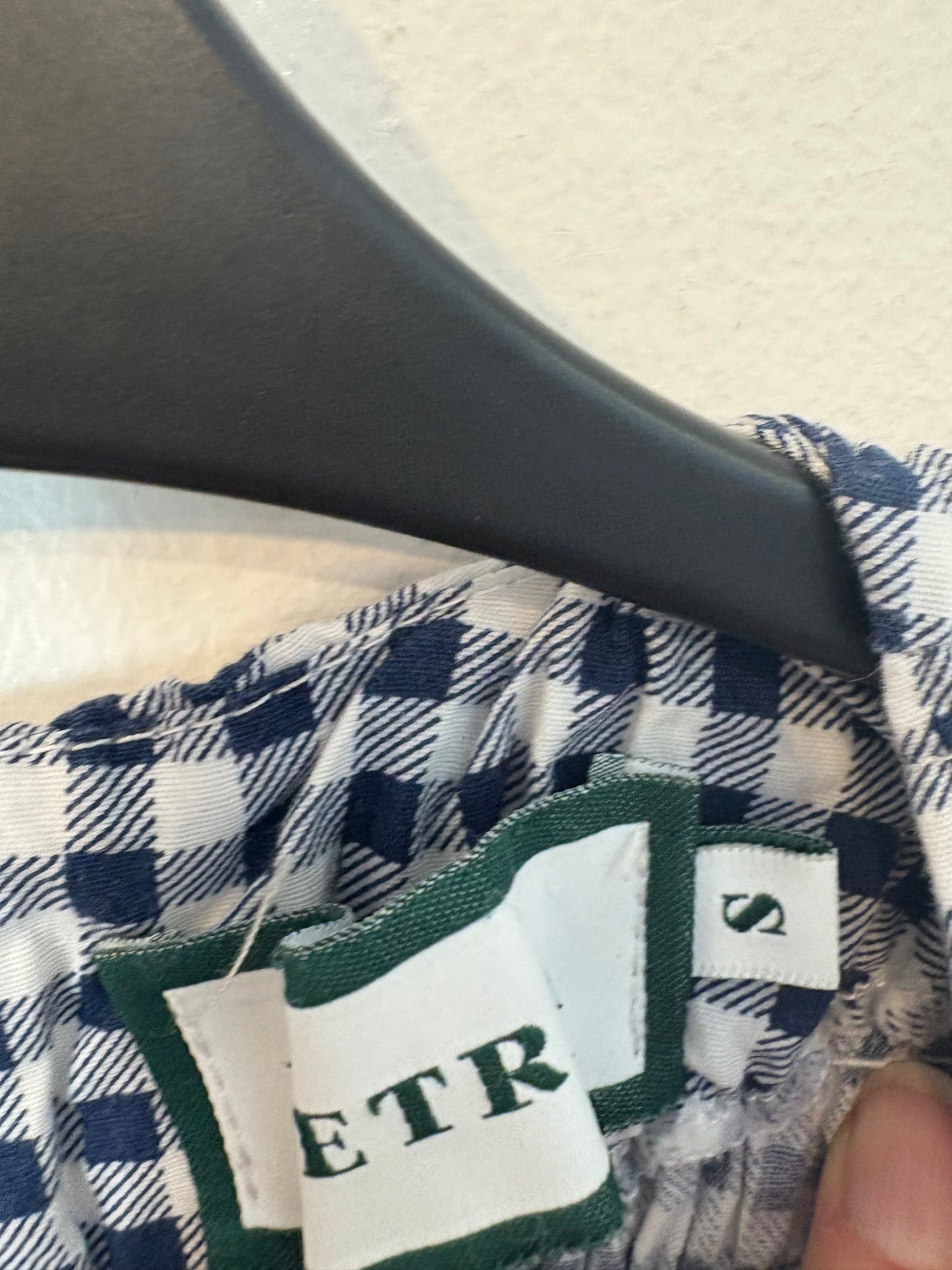 PIETRA. Vestido largo cuadros nido de abeja. T S