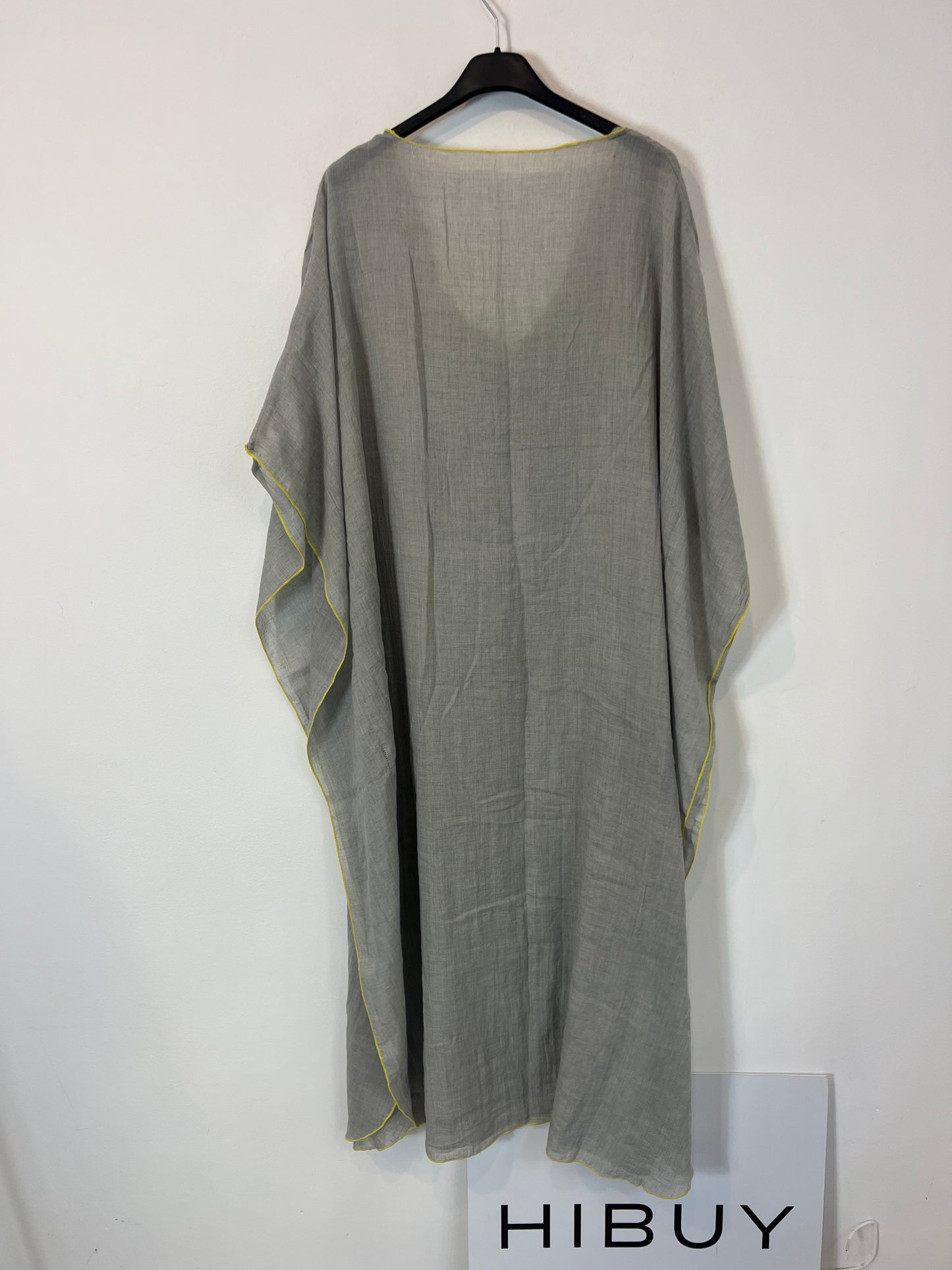 OTRAS. Vestido gris estilo kaftán TU(s/m)