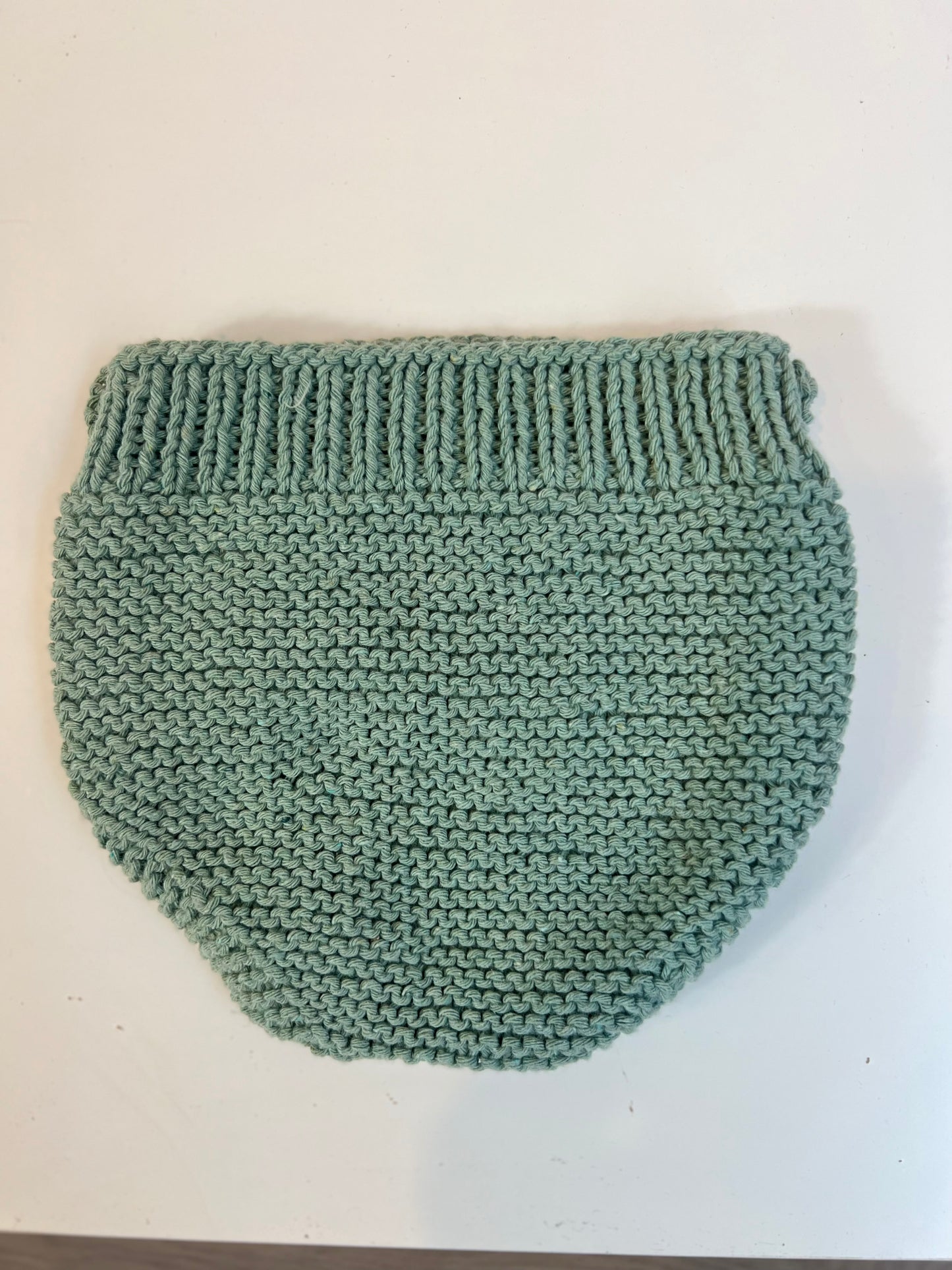 OTRAS. cubrepañal verde punto algodón T.3-6 meses