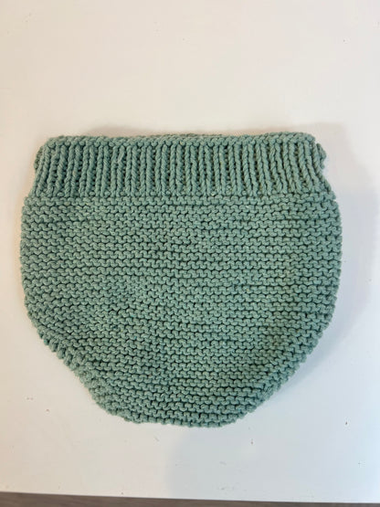 OTRAS. cubrepañal verde punto algodón T.3-6 meses