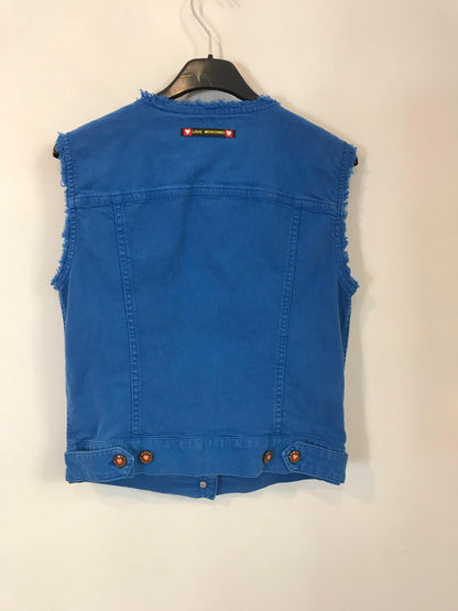 MOSCHINO LOVE. Chaleco denim vintage