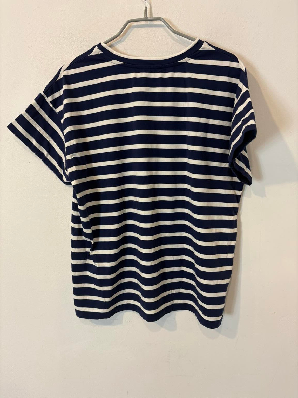 LLOYD´S. Camiseta azul rayas algodón